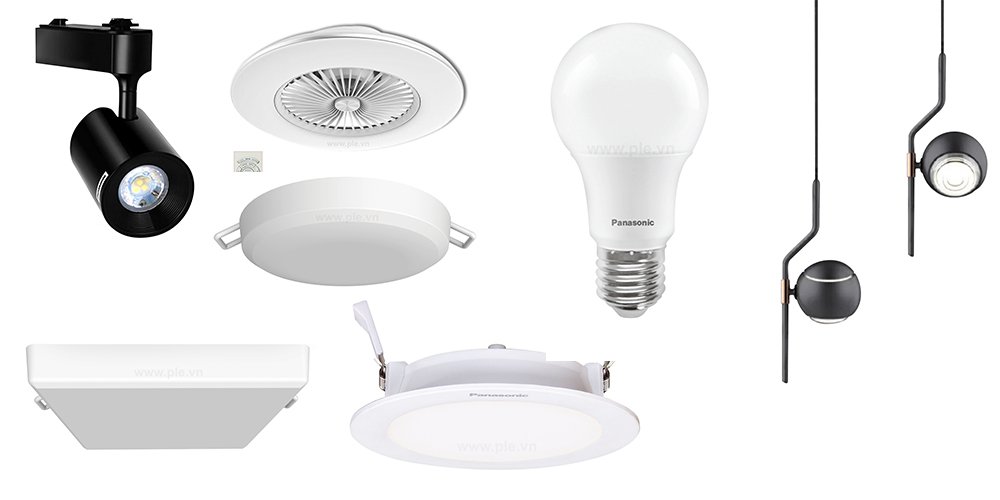 Đèn led âm trần của hãng Panasonic