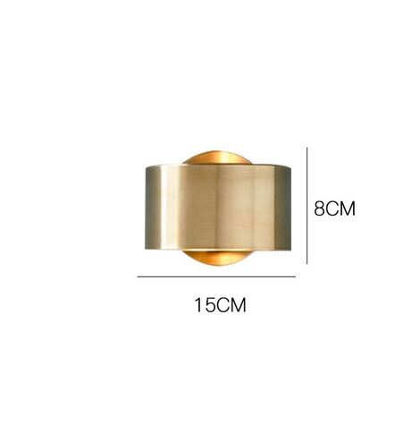 Mẫu đèn gắn tường chất liệu đồng thau sáng bóng