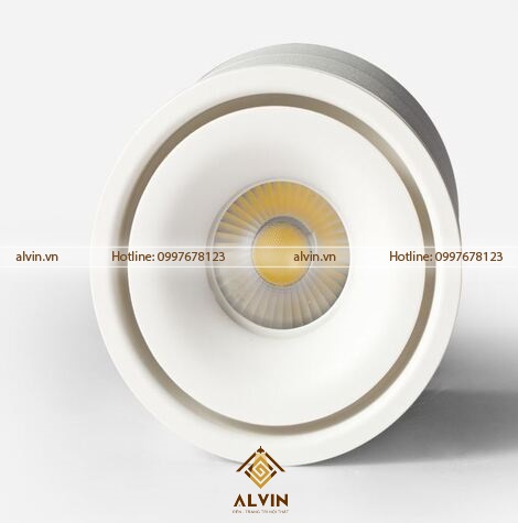 Đèn LED rọi không ray ống bơ 7W,12W xoay 360 độ
