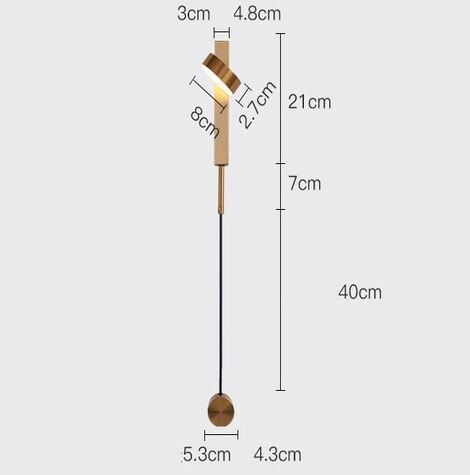 Đèn LED gắn tường Dimming