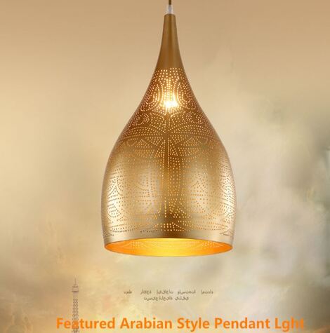 Mẫu đèn thả trần phong cách Ả Rập