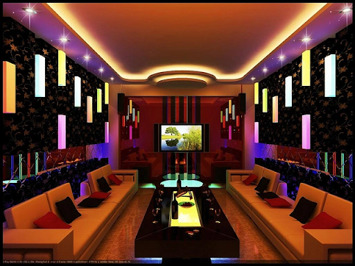 Mẫu đèn led trang trí phòng karaoke