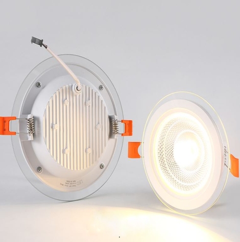 Đèn LED âm trần cao cấp với viền kính siêu mỏng